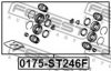 TOYOT 0447821020 Repair Kit, brake caliper